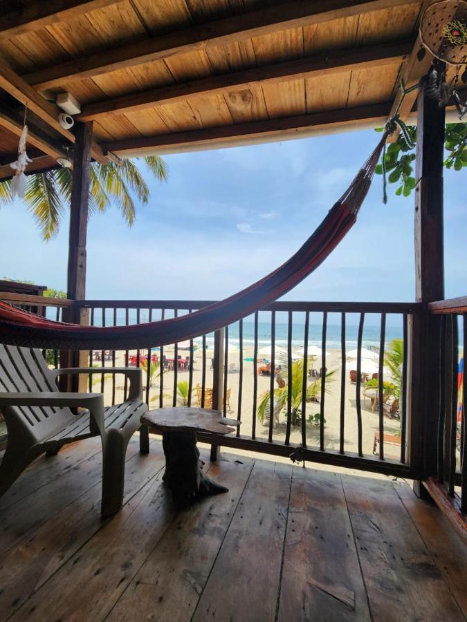 El Almendron Beach Hostel Guachaca Bagian luar foto